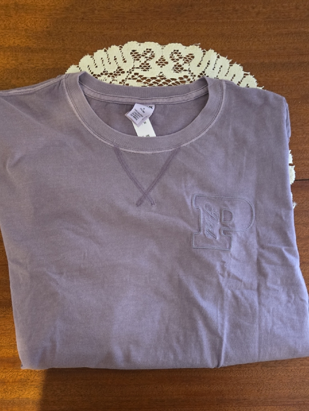 PINK Victoria's Secret Lavender Long Sleeve Tee
